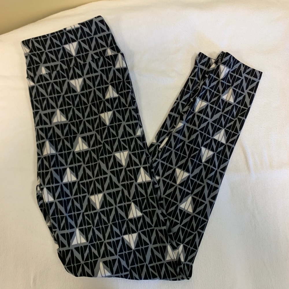 Black, white and gray TC LLR Leggings